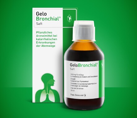 Packshot GeloBronchial® - Saft – bei quälendem Husten