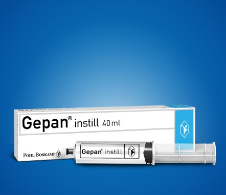 Packshot Gepan® instill – bei chronischen Cystitiden